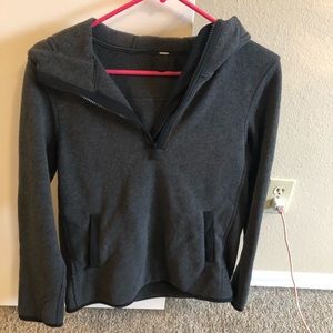 Lululemon fleece hoodie quarter zip size 6